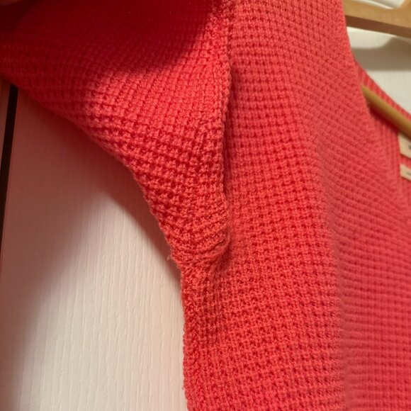 Aritzia Wilfred Free | WOLTER SWEATER WAFFLE KNIT V-NECK 100% Merino Wool | XS - Picture 4 of 10